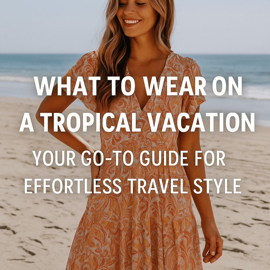 What to Wear on a Tropical Vacation: Guide for Effortless Travel Style - Reef Love