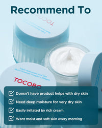 TOCOBO] Multi Ceramide Cream 1.7 Fl Oz / 50Ml | Moisture Cream, Ceramide Moisturizer, Korean Skin Care, Natural Ingredients, Sensitive Skin | Cruelty Free, Korean Vegan Cream, Mother'S Day Gift