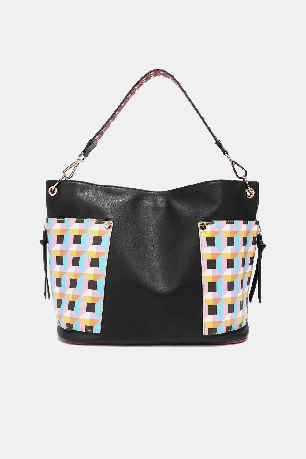 Women’s Three piece handbag set includes a Large Shoulder Bag, a Solid Bag, and a charming Heart Coin Pouch.