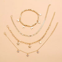 Trendy Player Anklet Set-Jewelry & Accessories - Jewelry Sets & More - Anklets-Reef Love