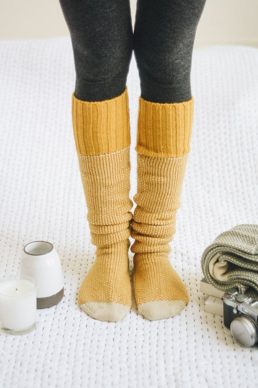 Shop Knitted Lounge Socks-available at Reef Love online boho-chic boutique