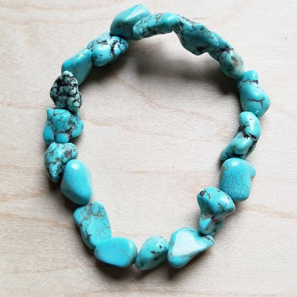 Chunky Turquoise Bracelet-Reef Love
