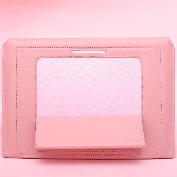 Transformable Vegan Leather Laptop Bag + Stand Combo