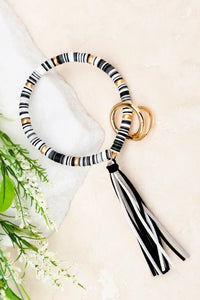 Boho Key Ring Bracelet-Aili's Corner-Reef Love