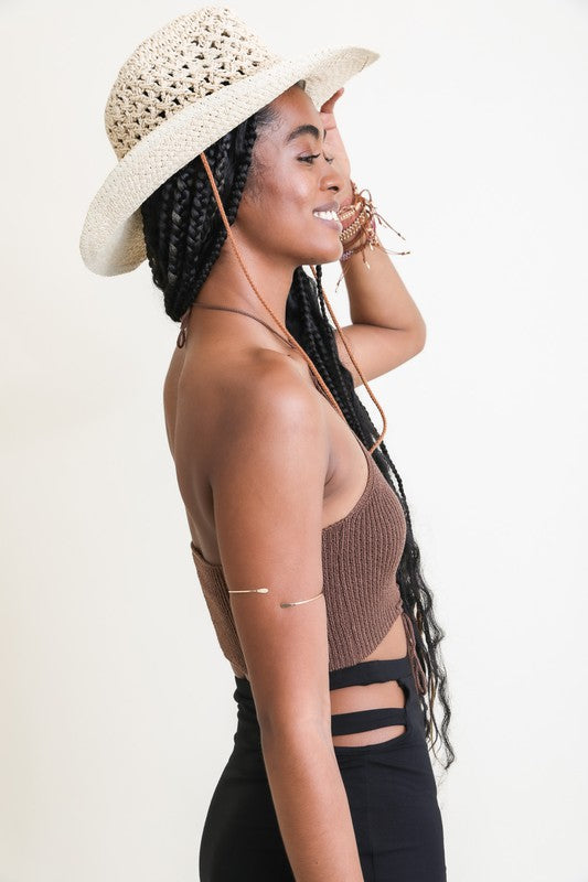 Gold Arm Cuff-Leto Accessories-Reef Love