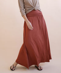 Bamboo Yoga Maxi Skirt-Bamboo Yoga Maxi Skirt, Eco-Friendly Comfort with Effortless Flow. A sustainable staple designed for movement, comfort, versatility. Ultra-soft organic bamboo.-Reef Love Boutique