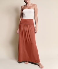 Bamboo Yoga Maxi Skirt-Bamboo Yoga Maxi Skirt, Eco-Friendly Comfort with Effortless Flow. A sustainable staple designed for movement, comfort, versatility. Ultra-soft organic bamboo.-Reef Love Boutique