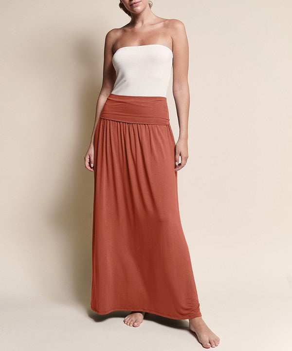 Bamboo Yoga Maxi Skirt-Bamboo Yoga Maxi Skirt, Eco-Friendly Comfort with Effortless Flow. A sustainable staple designed for movement, comfort, versatility. Ultra-soft organic bamboo.-Reef Love Boutique
