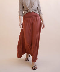 Bamboo Yoga Maxi Skirt-Bamboo Yoga Maxi Skirt, Eco-Friendly Comfort with Effortless Flow. A sustainable staple designed for movement, comfort, versatility. Ultra-soft organic bamboo.-Reef Love Boutique