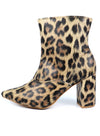 Pointed Toe Booties with Block Heel