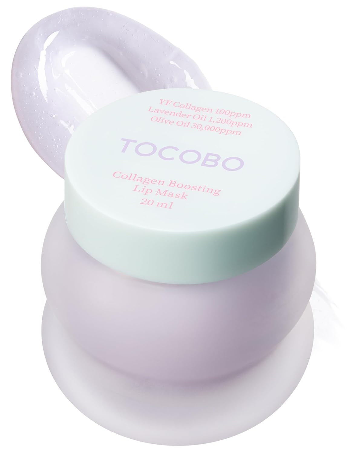 TOCOBO Vita Glazed Lip Mask – Korean Vegan Lip Scrub & Overnight Exfoliating Treatment for Dry, Chapped Lips – Hydrating, Plumping, Smoothing – Glazed Balm Texture, Non-Sticky, 0.68Oz