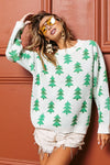 Christmas Tree with Pearl Bead Sweater-Reef Love