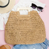 Oversized Straw Tote Bag