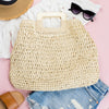 Oversized Straw Tote Bag