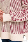 Two Tone Crewneck Sweater
