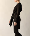 Bamboo Slim Hoodie Cardigan-Slim bamboo yoga cardigan with hoodie. Lightweight, eco-friendly bamboo spandex with tie-front styling. Made in the USA. Drapes beautifully for yoga or casual wear.-Reef Love Boutique
