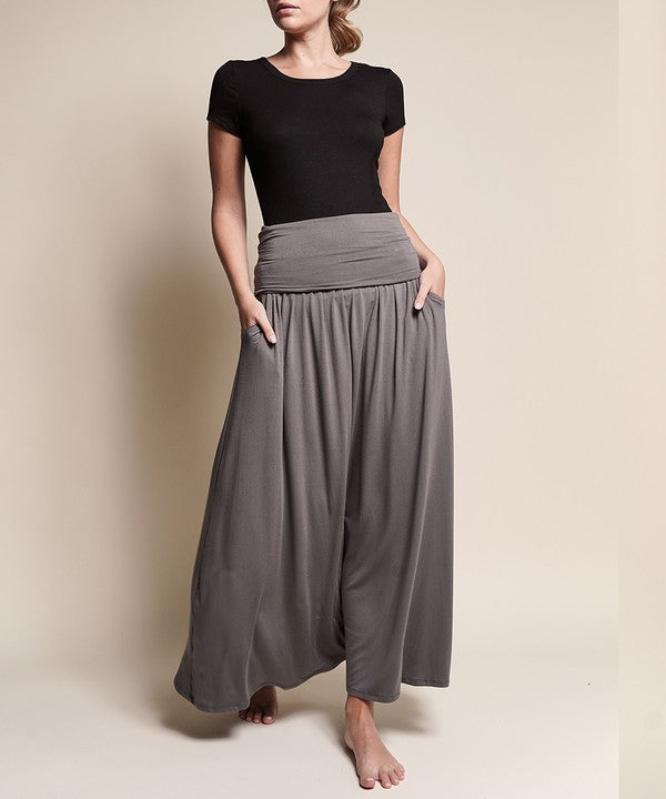 Bamboo Yoga Maxi Skirt-Bamboo Yoga Maxi Skirt, Eco-Friendly Comfort with Effortless Flow. A sustainable staple designed for movement, comfort, versatility. Ultra-soft organic bamboo.-Reef Love Boutique