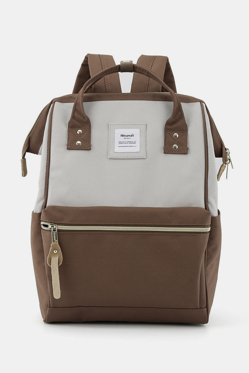 Waterproof Canvas Backpack Bag with Side Pockets. Computer Bag. Work Bag. Book bag. 