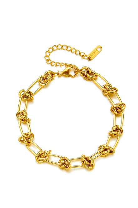 18K Stainless Barbed Wire Chain Bracelet