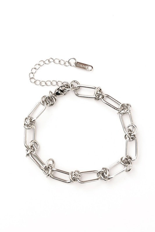 18K Stainless Barbed Wire Chain Bracelet