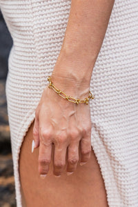 18K Stainless Barbed Wire Chain Bracelet