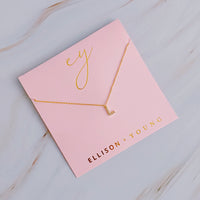 Understated Beauty Initial Necklace-Jewelry & Accessories - Necklaces & Pendants - Pendant Necklaces-Reef Love