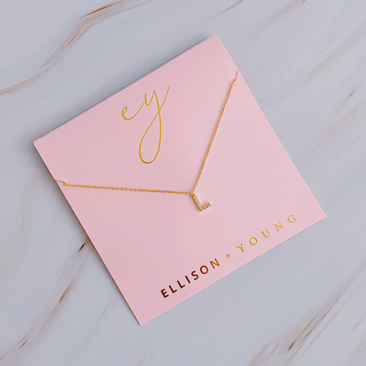 Understated Beauty Initial Necklace-Jewelry & Accessories - Necklaces & Pendants - Pendant Necklaces-Reef Love