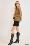 Oversized Crochet Knit Cardigan