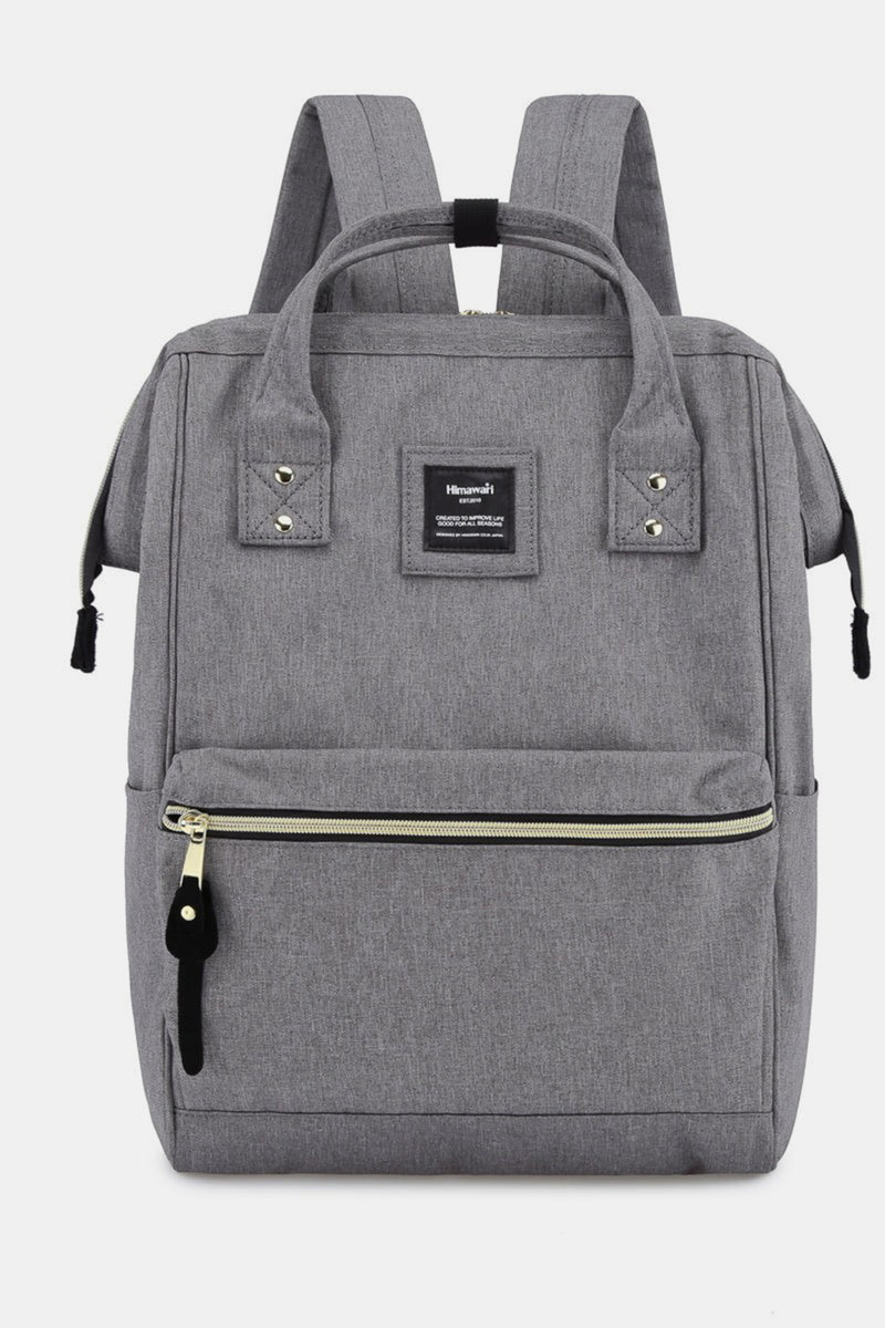 Waterproof Canvas Backpack Bag with Side Pockets. Computer Bag. Work Bag. Book bag. 