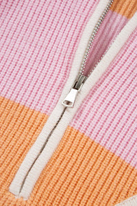 Claire Half Zip Oversized Sweater-Sweater-Reef Love