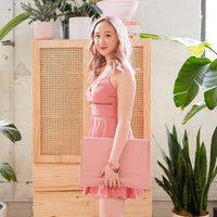 Transformable Vegan Leather Laptop Bag + Stand Combo