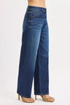 RISEN Mid Rise Wide Leg Baggy Jeans