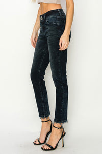 Cigarette Jeans - Black Wash