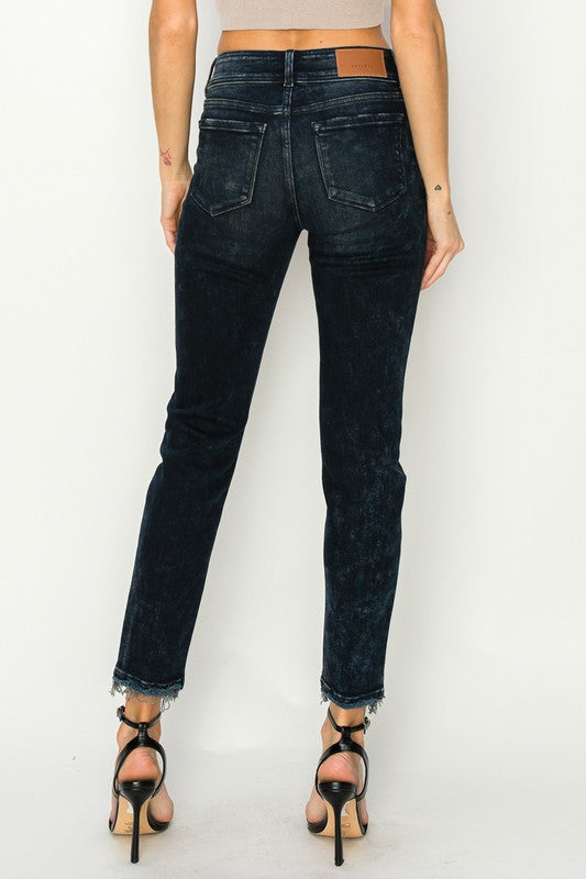 Cigarette Jeans - Black Wash