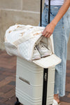 Quilted Zahra Travel Weekender Bag, Carry on, vegan leather, sold by Reef Love