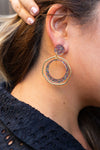 Shop Georgia Earrings - Rainbow Glitter-available at Reef Love online boho-chic boutique