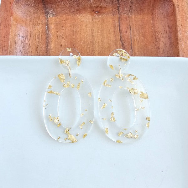 Shop Sloan Earrings - Gold Foil-available at Reef Love online boho-chic boutique