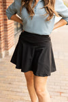 Shelly Tummy Control Black Mini Skort-Reef Love