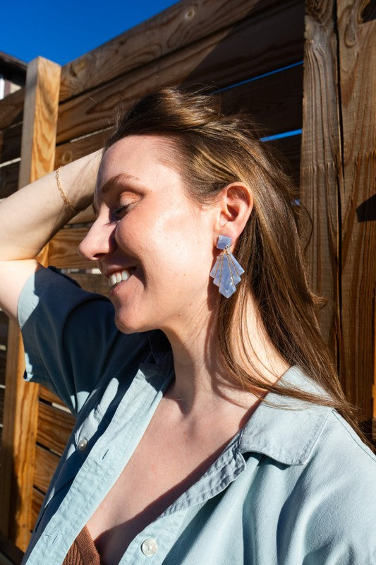 Shop Estelle Earrings - Glacier Blue-available at Reef Love online boho-chic boutique