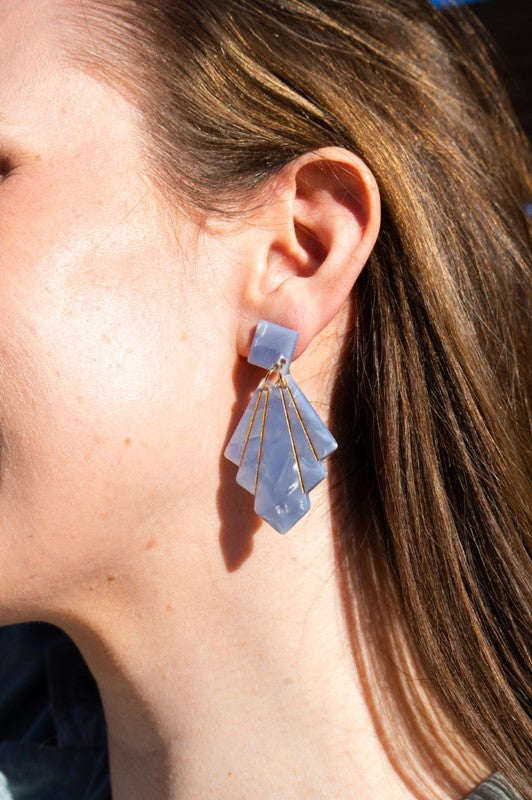 Shop Estelle Earrings - Glacier Blue-available at Reef Love online boho-chic boutique