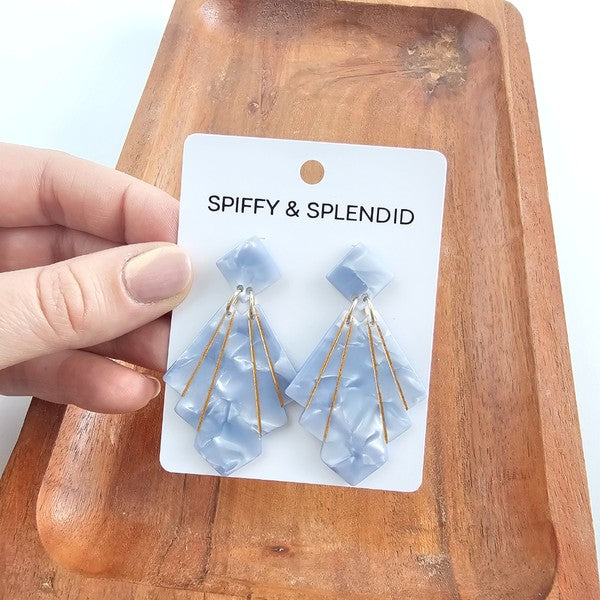 Shop Estelle Earrings - Glacier Blue-available at Reef Love online boho-chic boutique