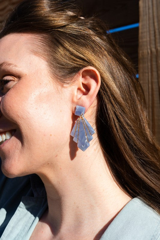 Shop Estelle Earrings - Glacier Blue-available at Reef Love online boho-chic boutique