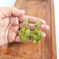 Shop Estelle Earrings - Olive-available at Reef Love online boho-chic boutique