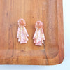 Shop Lucille Earrings - Rose Quartz-available at Reef Love online boho-chic boutique