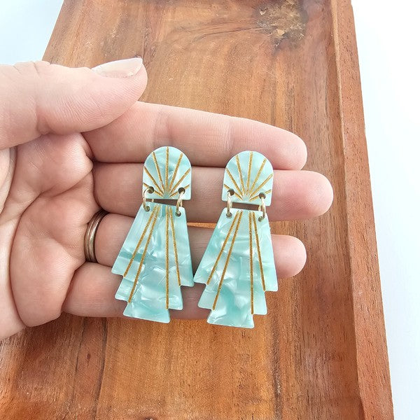 Shop Lucille Earrings - Mint-available at Reef Love online boho-chic boutique