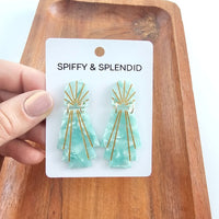 Shop Lucille Earrings - Mint-available at Reef Love online boho-chic boutique