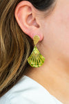 Shop Daphne Earrings - Olive-available at Reef Love online boho-chic boutique
