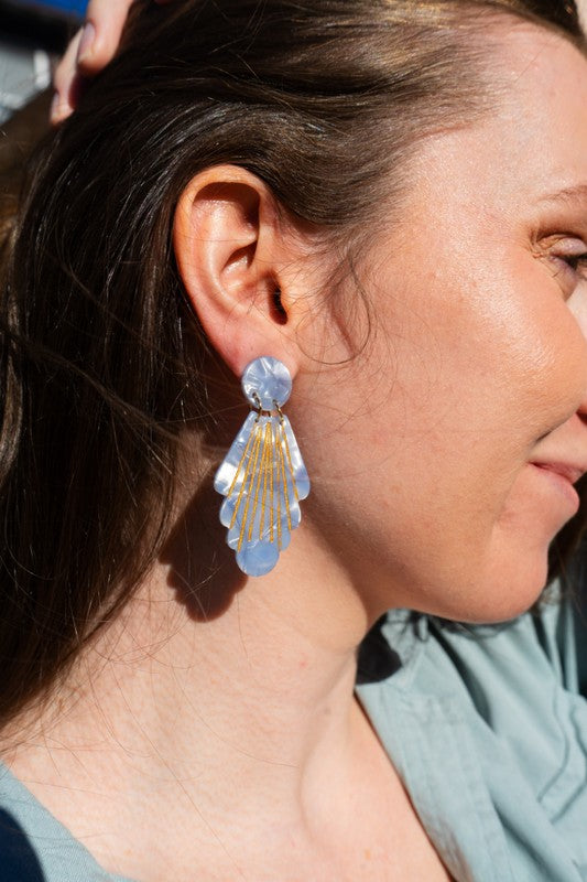 Shop Florence Earrings - Glacier Blue-available at Reef Love online boho-chic boutique