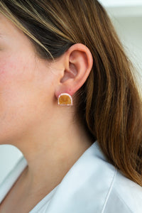 Shop Betty Studs - Rose Quartz-available at Reef Love online boho-chic boutique