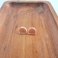 Shop Betty Studs - Rose Quartz-available at Reef Love online boho-chic boutique